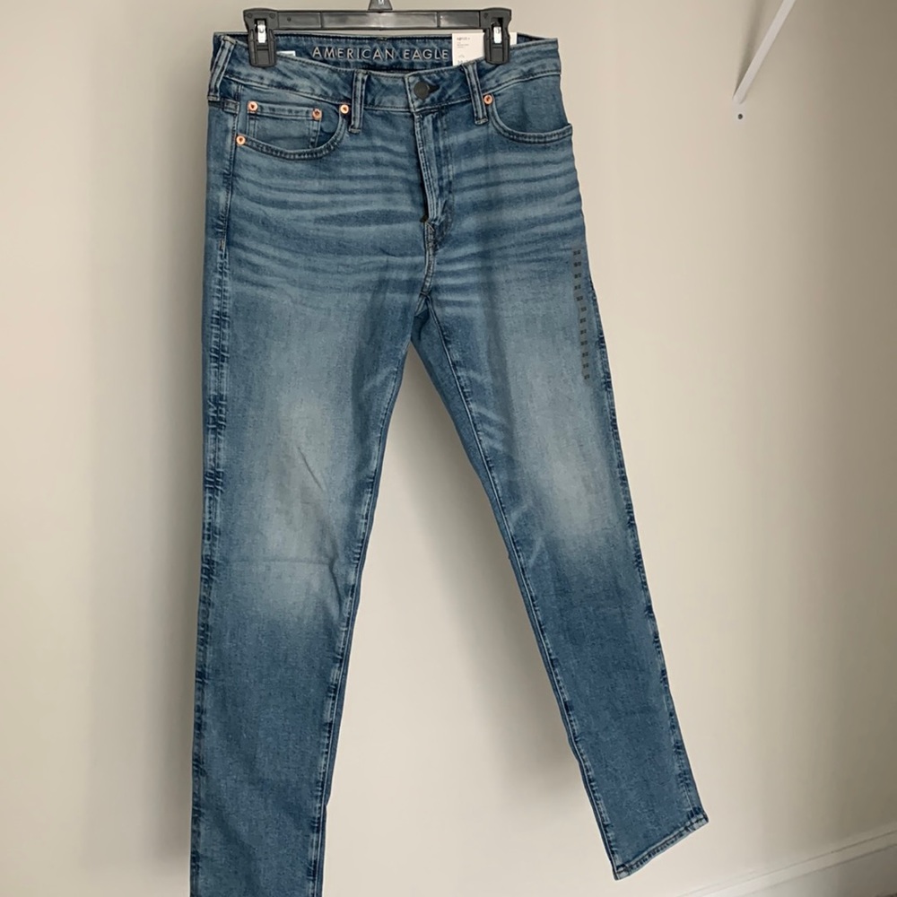Men - Slim - Jeans - AE - Airflex+, Medium Wash
